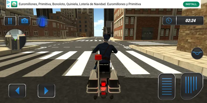 Police Moto Bike Chase android App screenshot 8